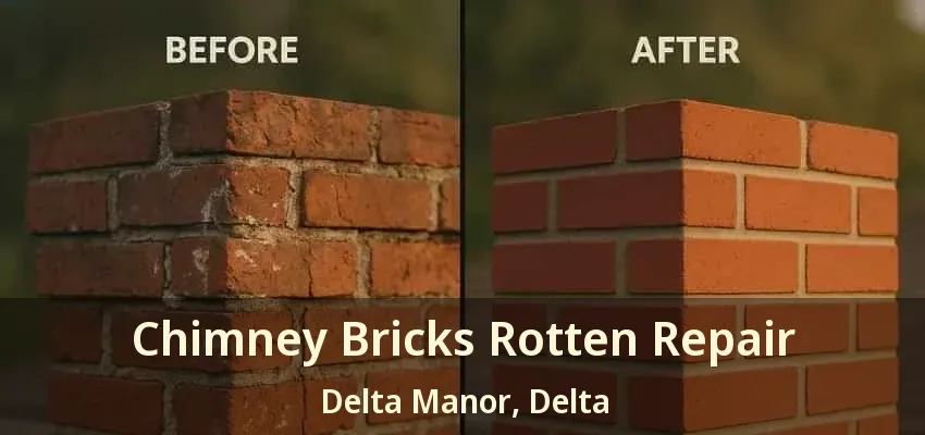 Chimney Bricks Rotten Repair Delta Manor, Delta - BC