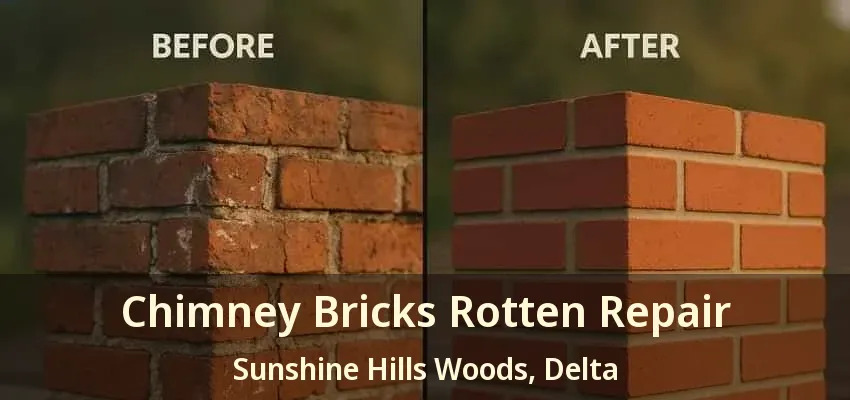 Chimney Bricks Rotten Repair Sunshine Hills Woods, Delta - BC
