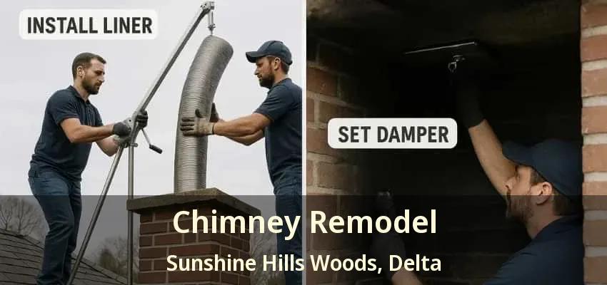 Chimney Remodel Sunshine Hills Woods, Delta - BC
