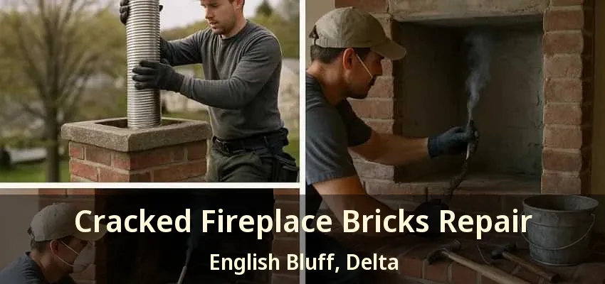 Cracked Fireplace Bricks Repair English Bluff, Delta - BC