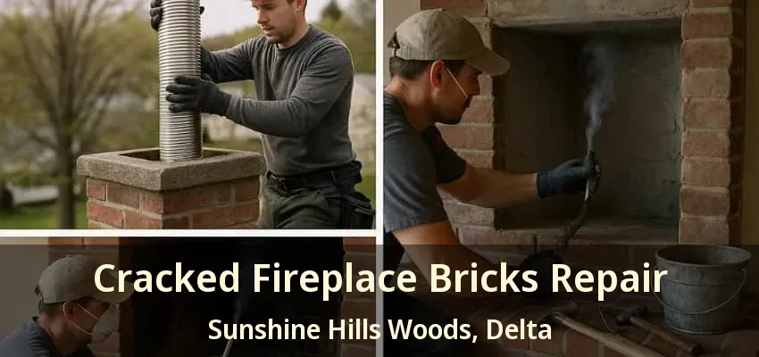Cracked Fireplace Bricks Repair Sunshine Hills Woods, Delta - BC