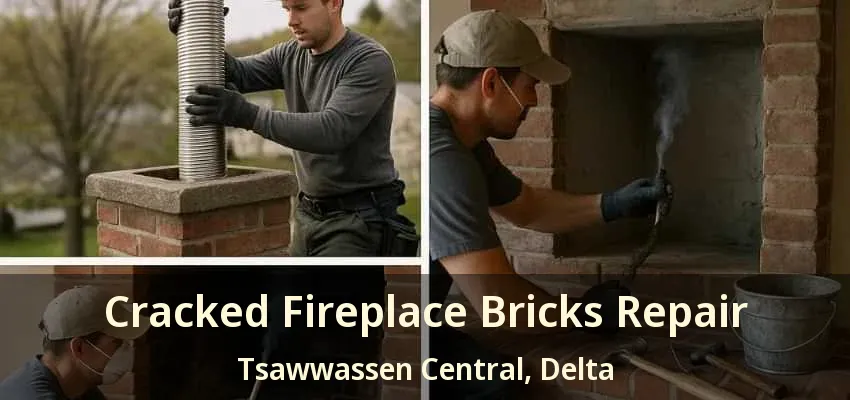 Cracked Fireplace Bricks Repair Tsawwassen Central, Delta - BC