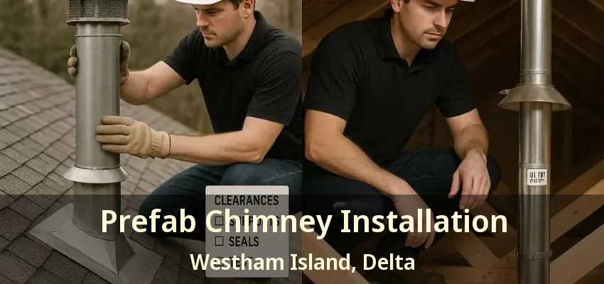 Prefab Chimney Installation Westham Island, Delta - BC
