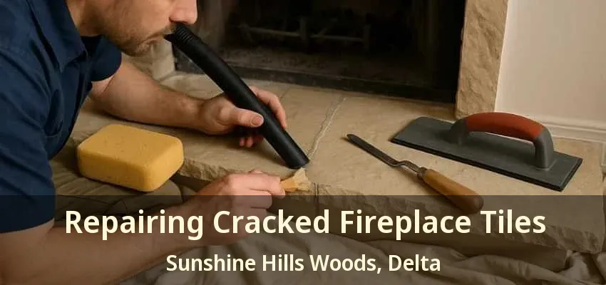 Repairing Cracked Fireplace Tiles Sunshine Hills Woods, Delta - BC